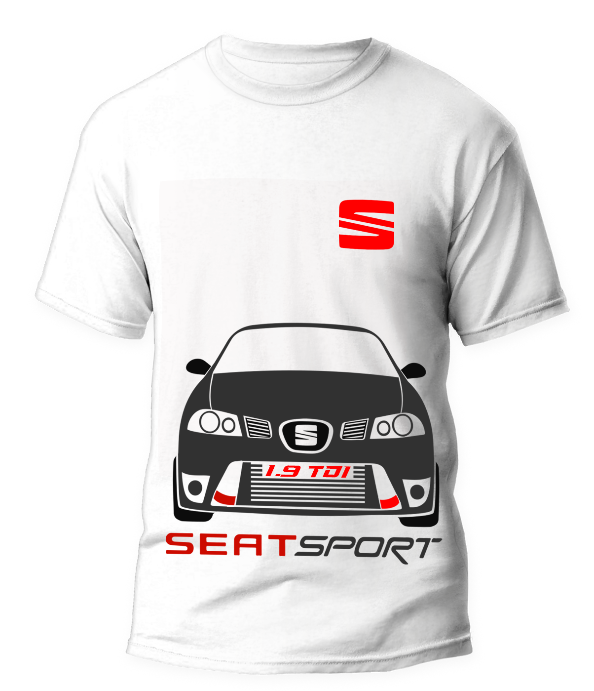 Tee-shirts seat 6l Blanc