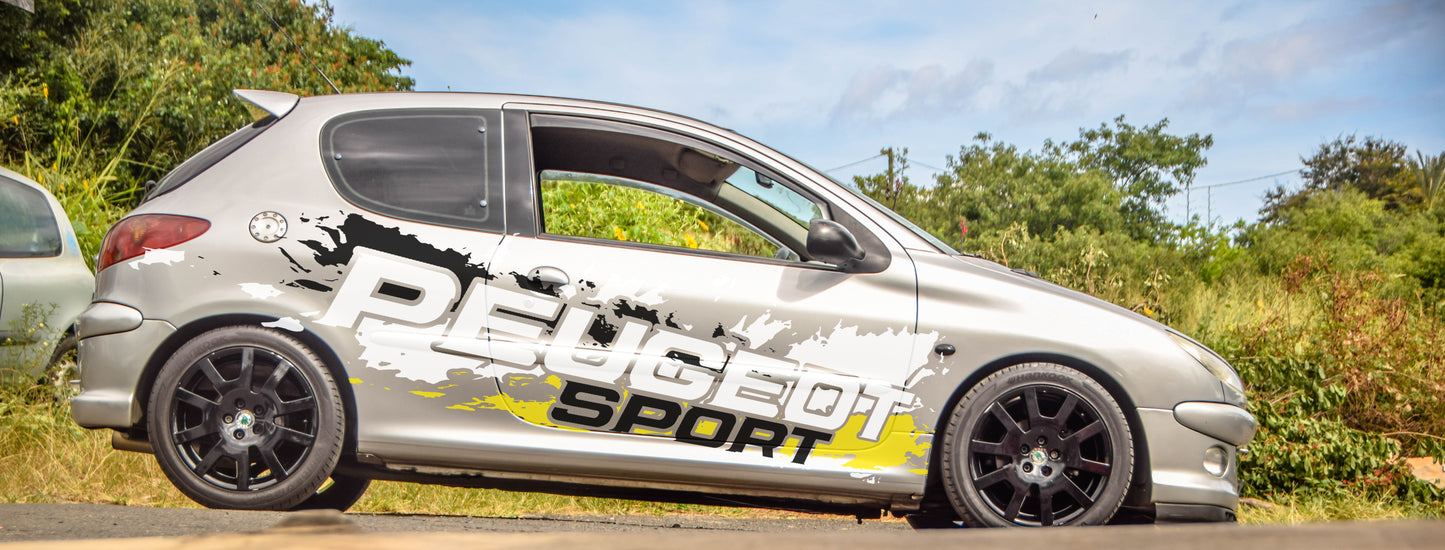 Déco latéral Peugeot sport