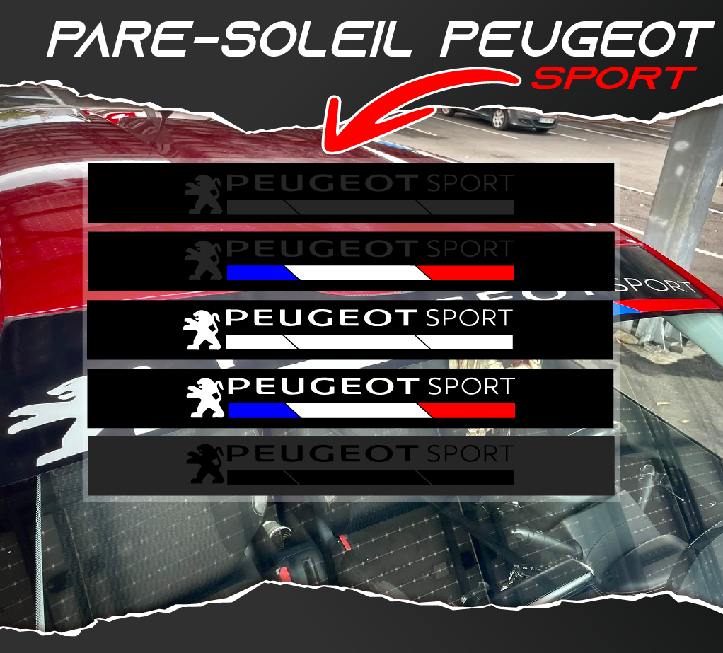 Pare soleil Peugeot Sport