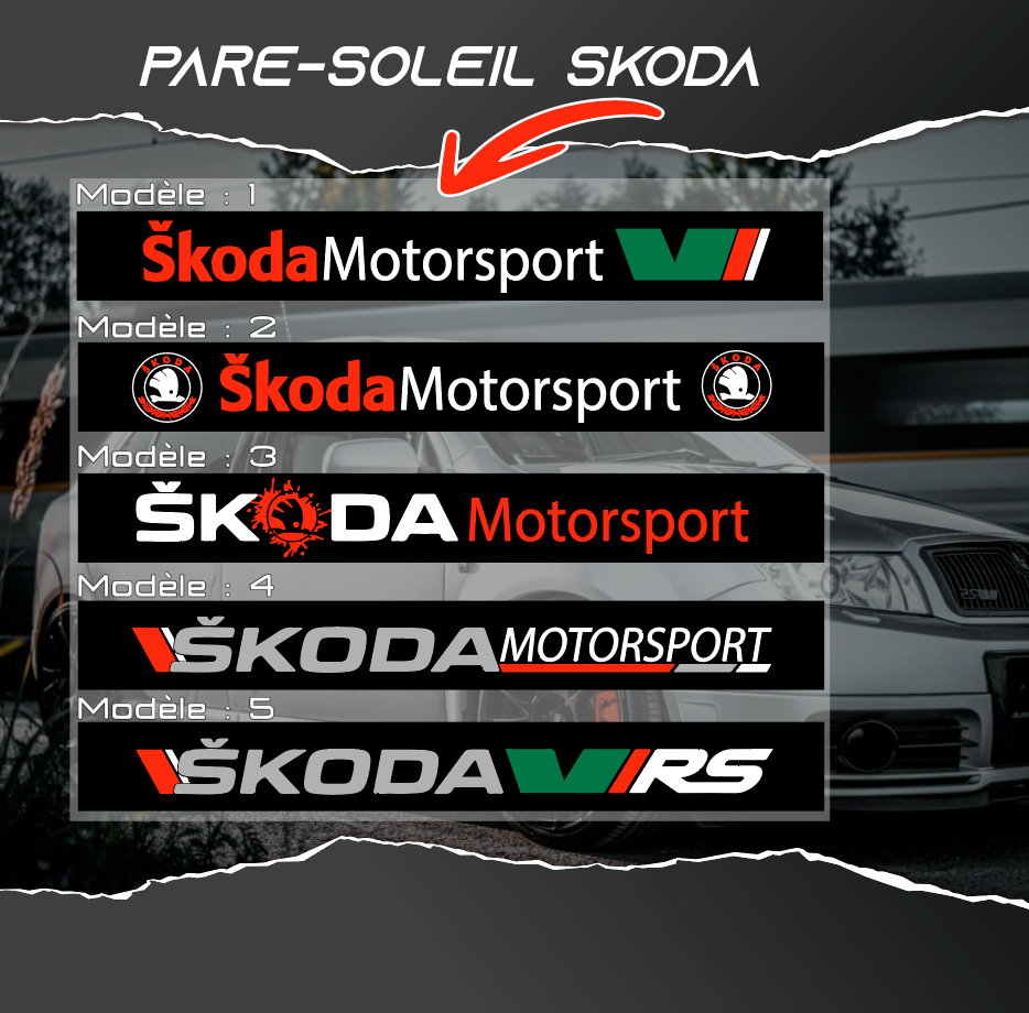 Pare-soleil SKODA