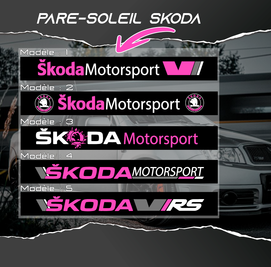 Pare-soleil SKODA