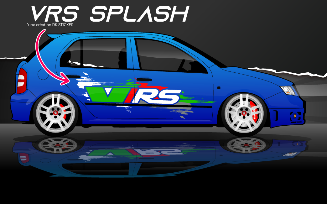 Sticker VRS splash