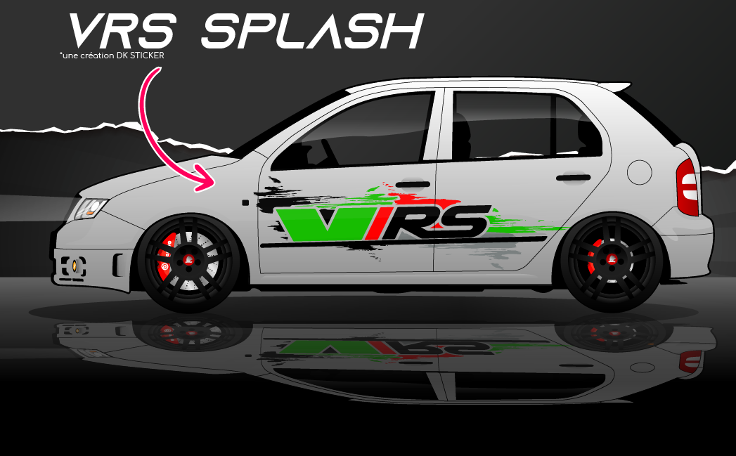 Sticker VRS splash