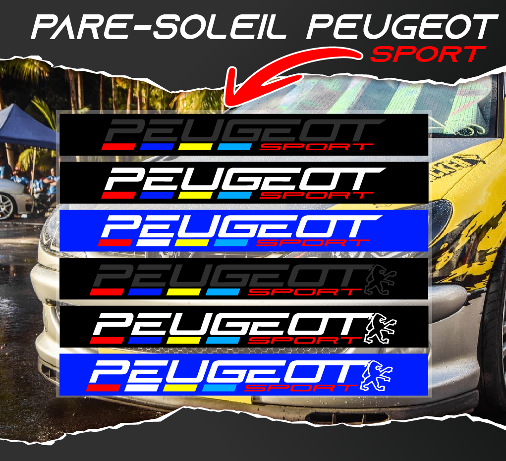 Pare soleil Peugeot sport