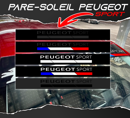 Pare soleil Peugeot Sport