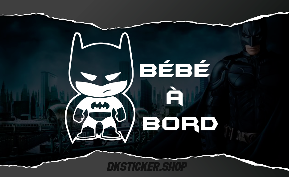 Bébé à bord BATMAN