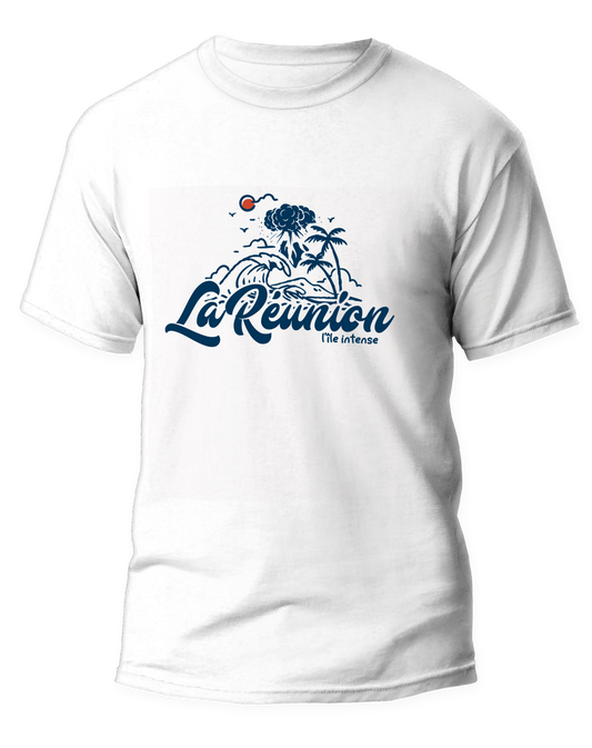 Tee Shirt " la Réunion lîle intense "