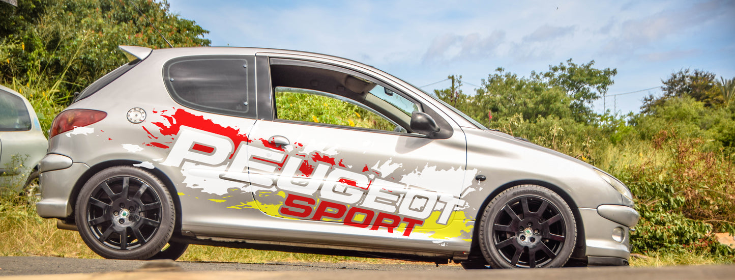 Déco latéral Peugeot sport