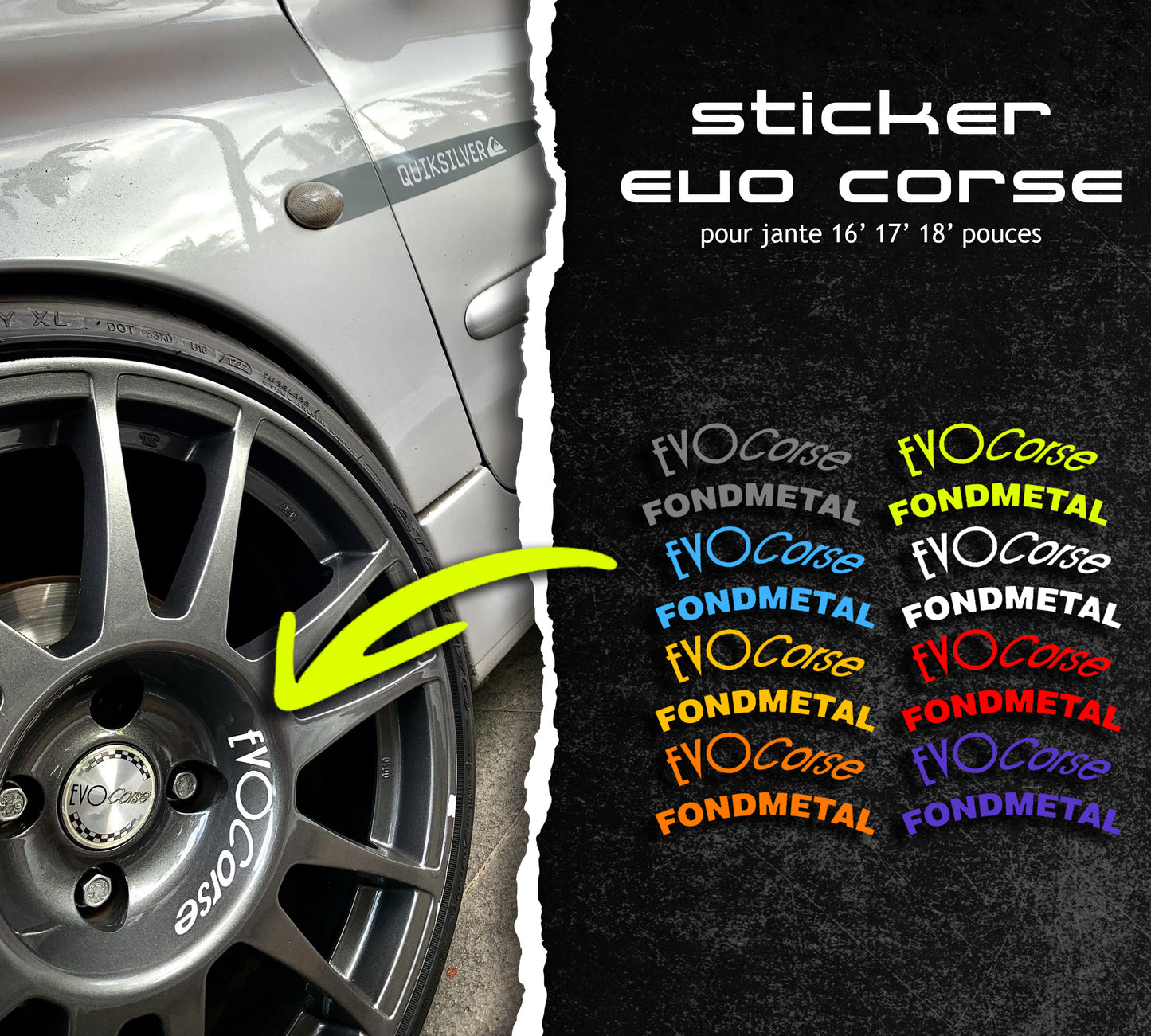 Sticker Evo Corse Fondmetal