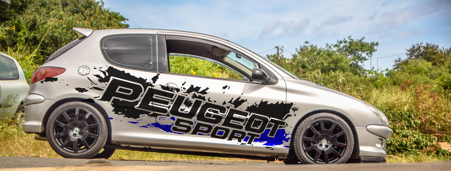 Déco latéral Peugeot sport