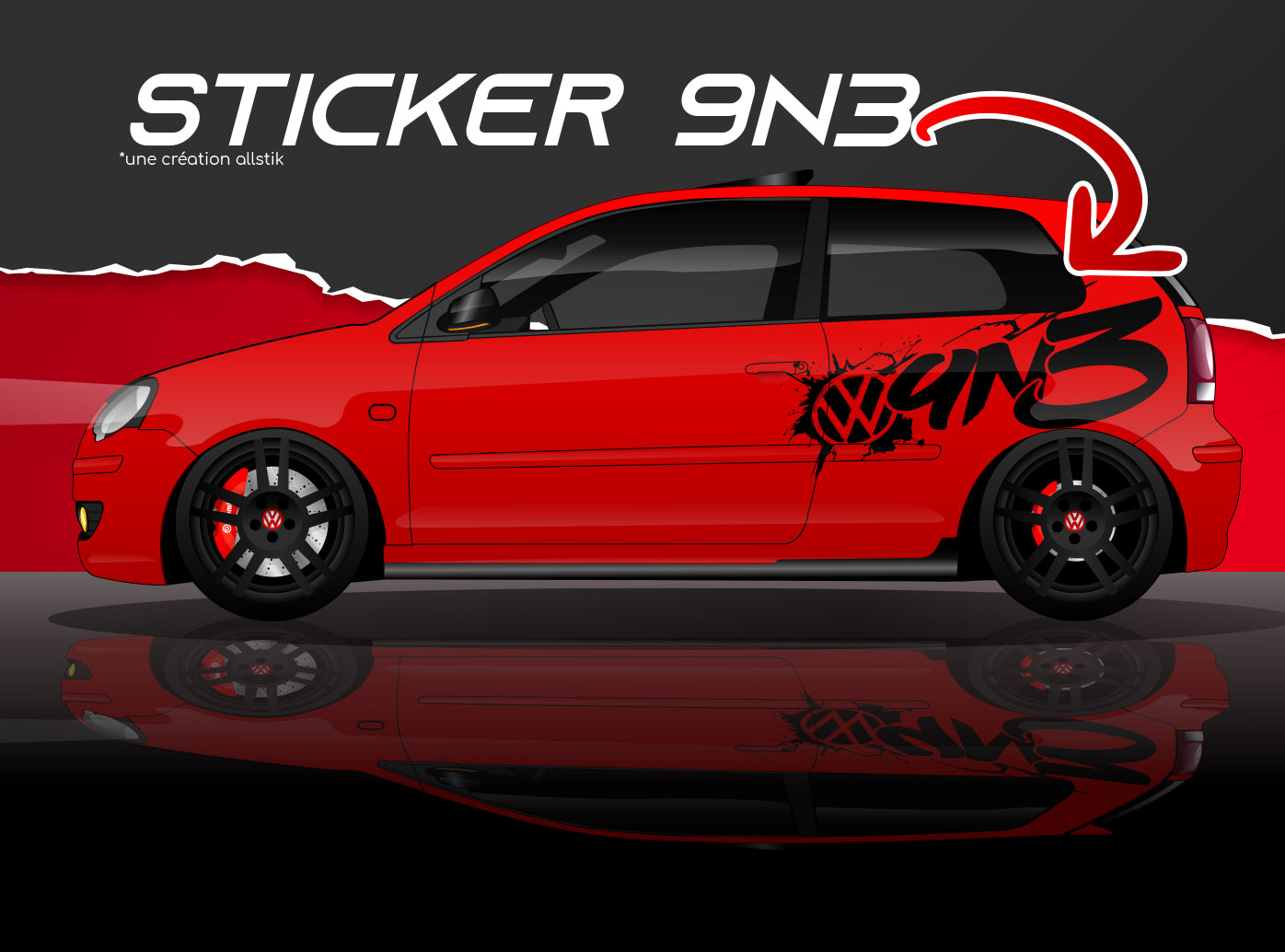 Sticker 9n3